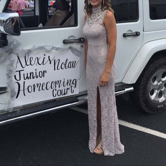 silver long dress - Picture 1 of 2